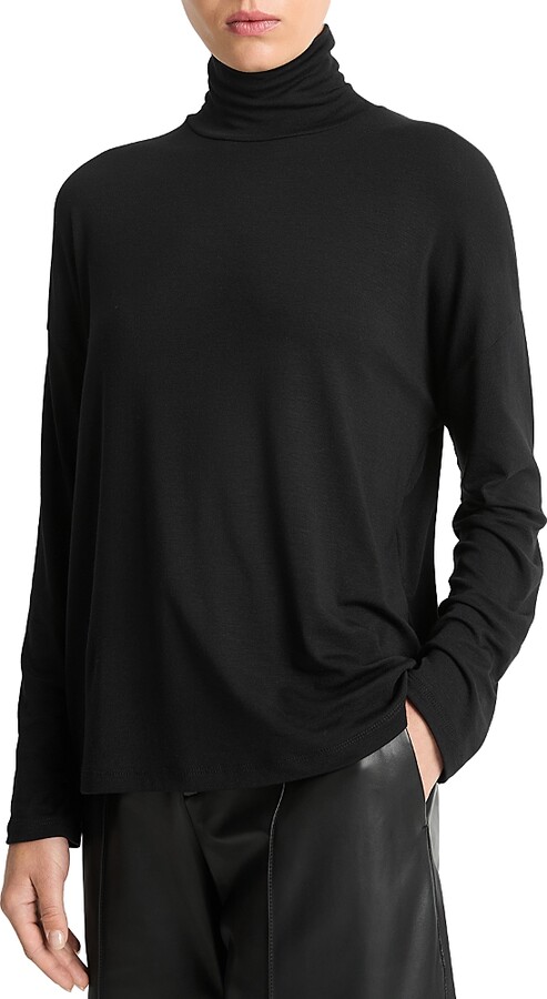 Vince Relaxed Long Sleeve Turtleneck