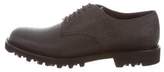 Thumbnail for your product : Giorgio Armani Textured Leather Derby Shoes w/ Tags