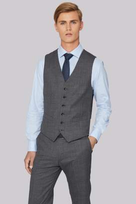 Hardy Amies Tailored Fit Charcoal Melange Jacket