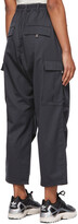 Thumbnail for your product : Y-3 Grey Wool Stretch Cargo Trousers