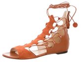 Thumbnail for your product : Etro Leather Lace-Up Sandals