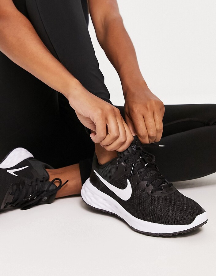Nike Running Revolution 6 Next trainers in black - ShopStyle