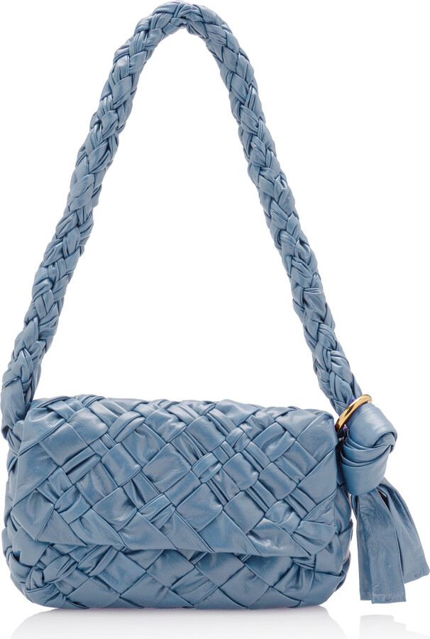 Bottega Veneta Kalimero Citta Intrecciato Leather Bag