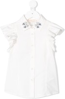 Thumbnail for your product : MonnaLisa Pearl-Embellished Shirt