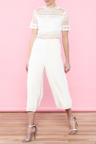 Thumbnail for your product : Blu Pepper Jessica Crochet Jumpsuit