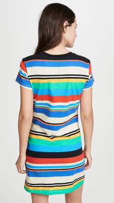 Pam & Gela Stripe Print T-Shirt Dress