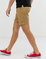 Thumbnail for your product : Original Penguin slim fit stretch chino shorts in beige