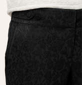 Thumbnail for your product : LOFT Petite Drapey Floral Jacquard Pants in Julie Fit