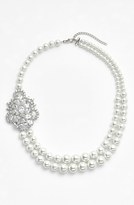 Thumbnail for your product : Nina 'Jannie' Faux Pearl Choker Necklace