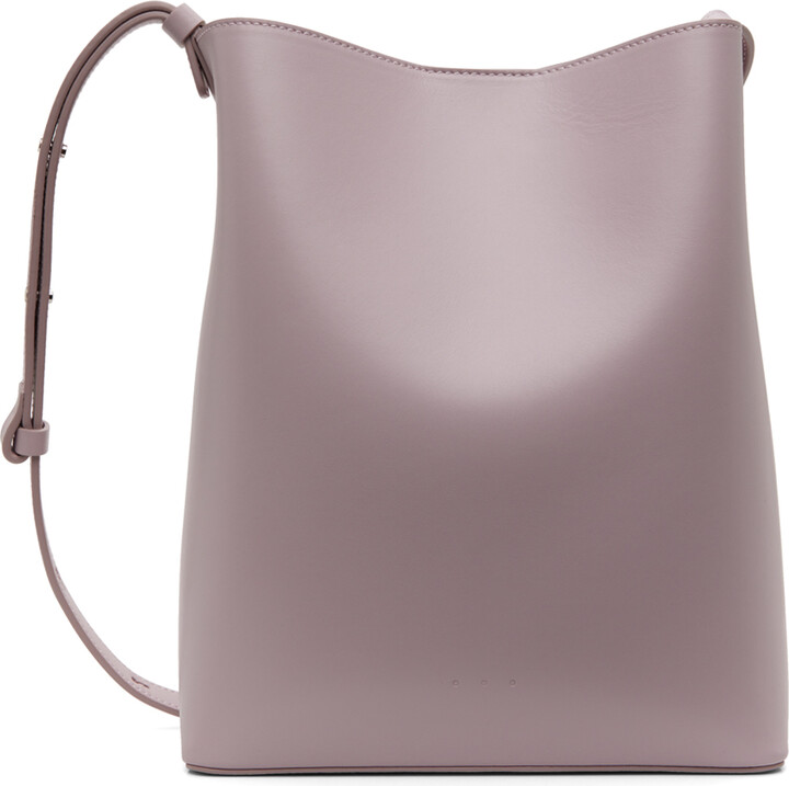 Aesther Ekme Sac Midi smooth leather shoulder bag - ShopStyle