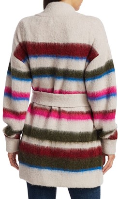 Tanya Taylor Farah Colorblock Knit Alpaca-Blend Cardigan