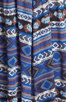 Thumbnail for your product : Lush Print Handkerchief Hem Trapeze Dress (Juniors)