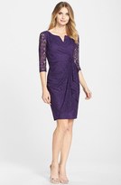 Thumbnail for your product : Adrianna Papell Rosette Side Lace Dress