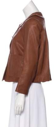 3.1 Phillip Lim Leather Cropped Jacket