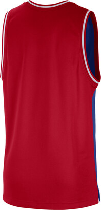 Vintage NIKE Philadelphia 76ers Basketball Jersey Vest Black 2XL