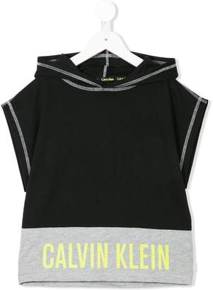 Calvin Klein Kids sleeveless hoodie