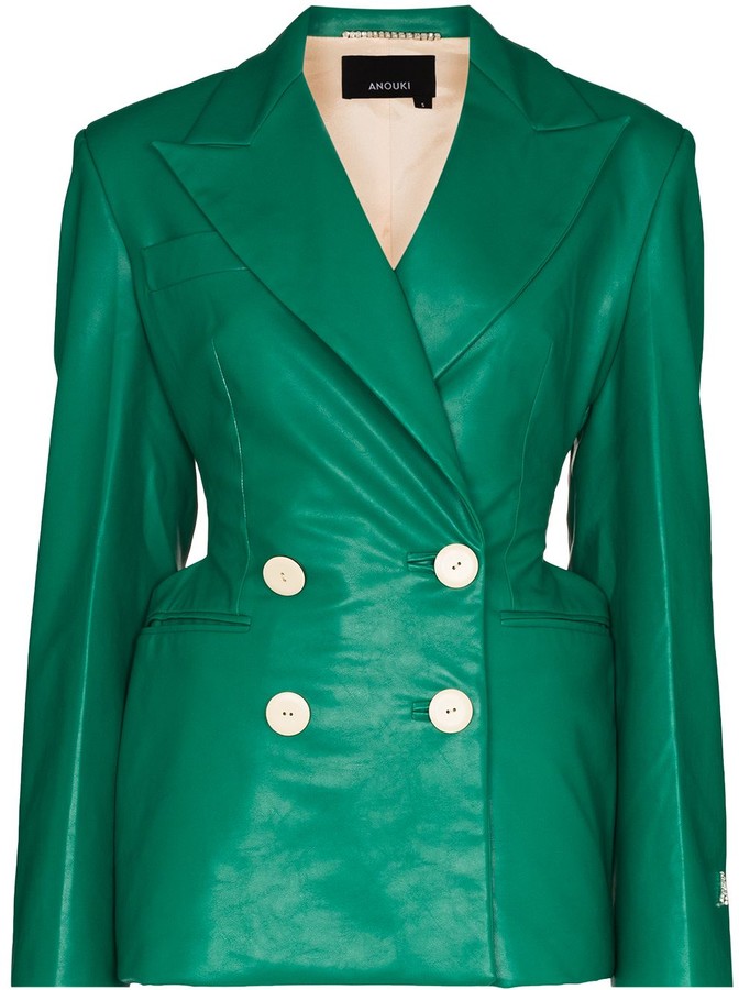emerald green jackets womens