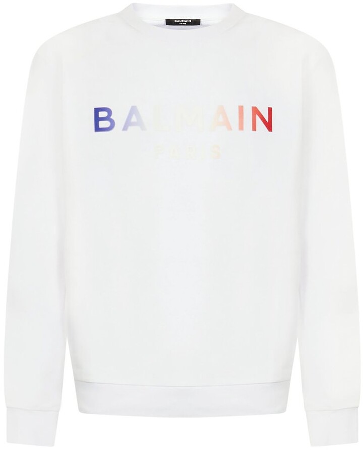 Balmain White Men's Sweatshirts & Hoodies | Shop the world's 