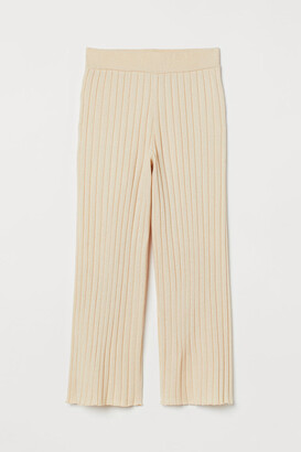 H&M Rib-knit trousers
