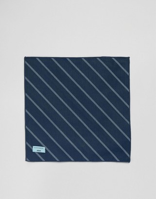 Minimum Tie And Pocket Square Set In Stripe