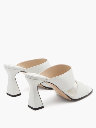 Wandler Marie Cutout Leather Mules - White