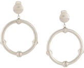 Thumbnail for your product : Gianfranco Ferré Pre-Owned 2000s Dangling Hoop Earrings