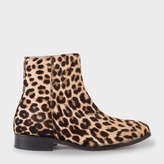 Thumbnail for your product : Paul Smith Women's Leopard Print Calf Hair 'Brooklyn' Boots