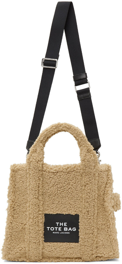 Marc Jacobs Beige Sherpa 'The Small Traveler' Tote - ShopStyle
