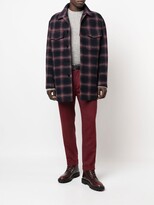 Thumbnail for your product : Etro Check-Pattern Single-Breasted Coat