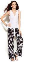 Thumbnail for your product : INC International Concepts Wide-Leg Printed Soft Pants