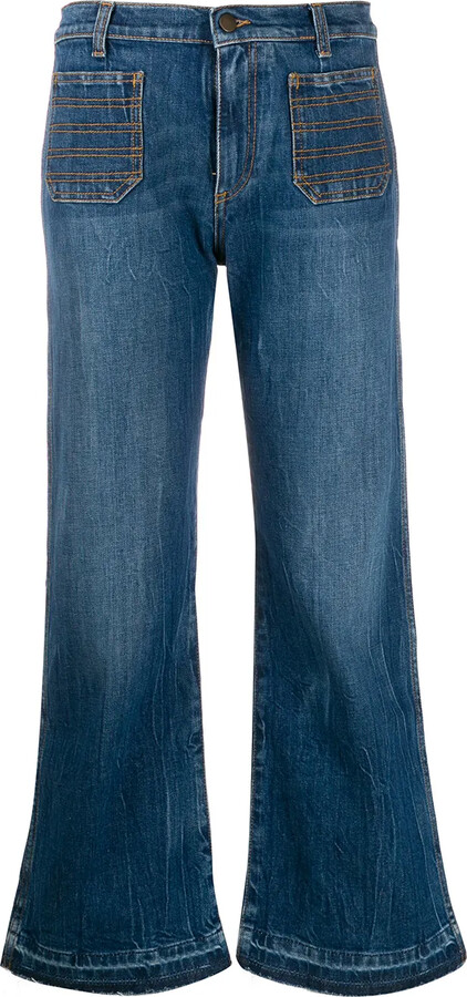 Philosophy di Lorenzo Serafini Cropped Flare Jeans