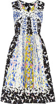 Thumbnail for your product : Peter Pilotto RH printed silk-blend cloqué dress