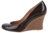Thumbnail for your product : Lanvin Patent Leather Espadrille Wedges