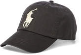 Thumbnail for your product : Polo Ralph Lauren Embroidered Leather-Trim Baseball Cap