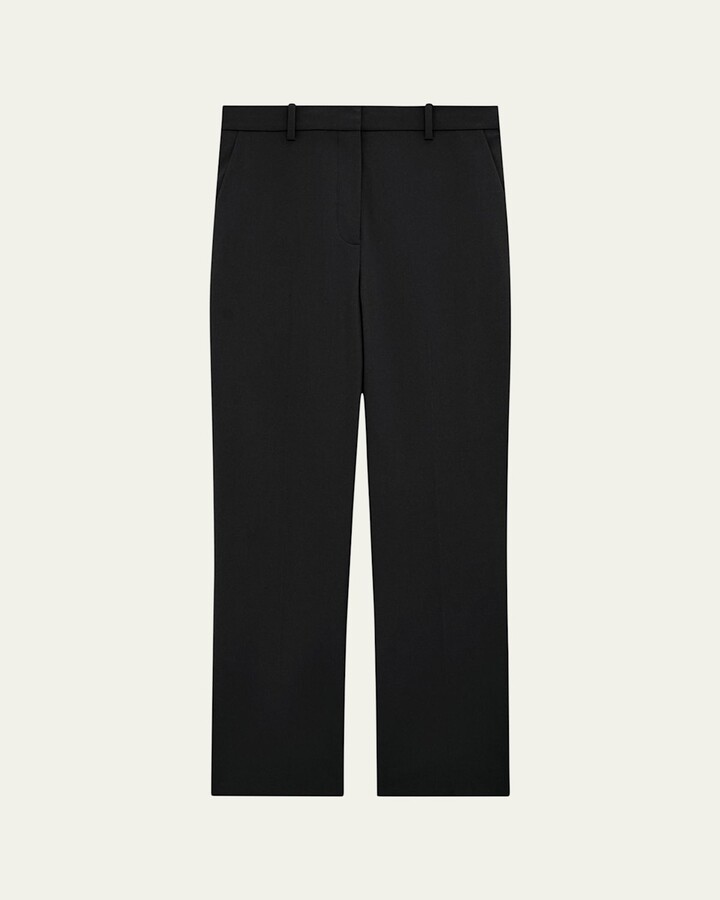 High-Waist Straight Pants