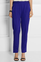 Thumbnail for your product : 3.1 Phillip Lim Draped silk-blend twill pants