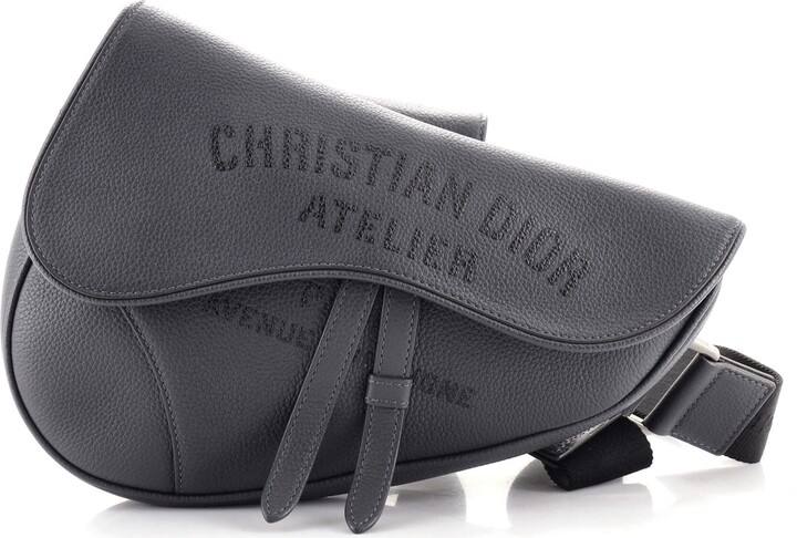 Sell Christian Dior Atelier Saddle Bag  Grey  HuntStreetcom