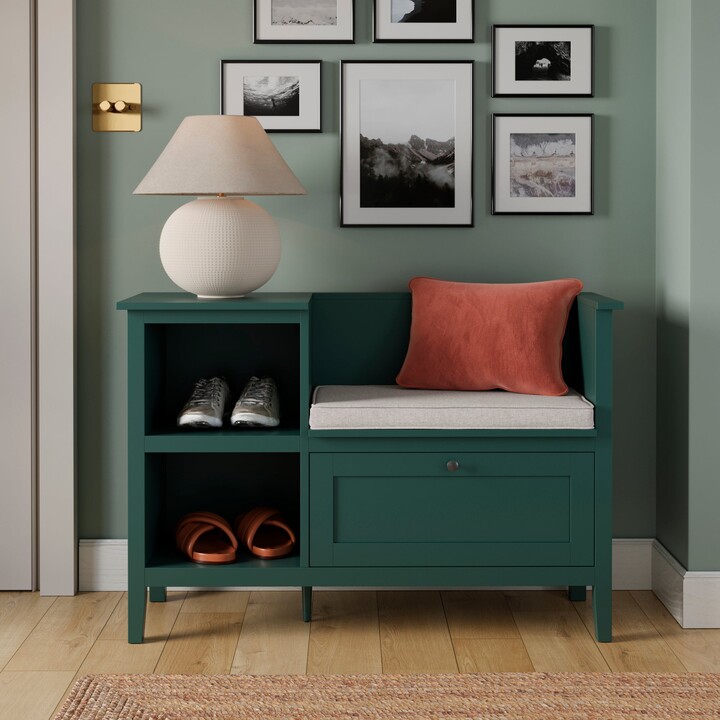 Dunelm Lynton Storage Unit, Green Green ShopStyle