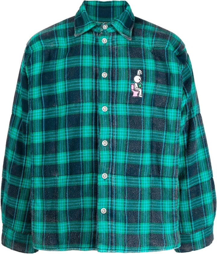 Natasha Zinko Bunny appliqué-detail shirt jacket