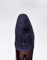 Thumbnail for your product : Dune Tassel Loafers In Navy Suede