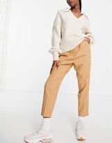 Thumbnail for your product : ASOS DESIGN smart tapered pants in camel