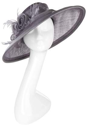 Siggi Rose Feather Embellished Hat