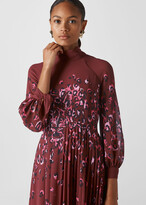 Thumbnail for your product : Leo Print Pleated Dress