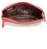 Thumbnail for your product : Nordstrom Steph&co. 'Large - Pink Python' Zip Top Cosmetic Case