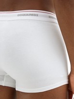 Thumbnail for your product : DSQUARED2 Pack Of Three Cotton-blend Boxer Briefs - White