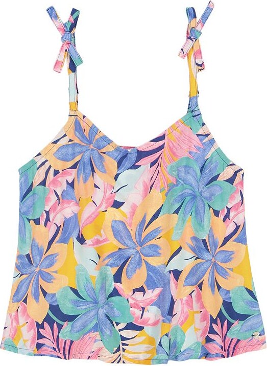 Girls 7-16 Roxy Palm Print Swing Tank