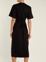 Thumbnail for your product : Proenza Schouler Wrap Style Cotton Jersey Dress - Womens - Black