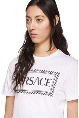 Versace White 90s Logo T-Shirt