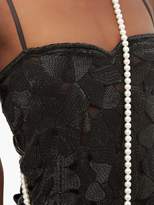 Thumbnail for your product : Saint Laurent William Vintage 1985 Sequinned Top And Velvet Skirt - Womens - Black
