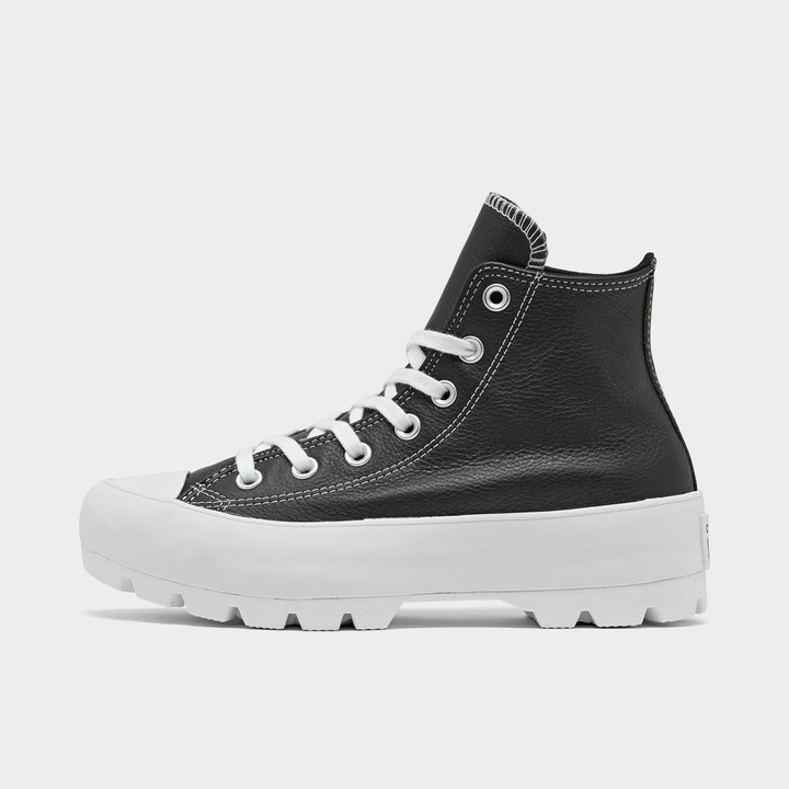 converse high tops leather